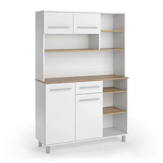 Vicco Küchenbuffet Pure 120,2 x 40,5 cm Weiß/Artisan