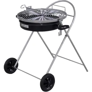 Holzkohle Grill Premium HEIBI PIKANTO klappbar Camping Standgrill BBQ Grillwagen