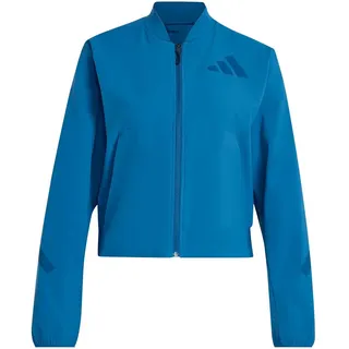 adidas Damen Z.N.E. Bomber Jacke (Größe M, blau)