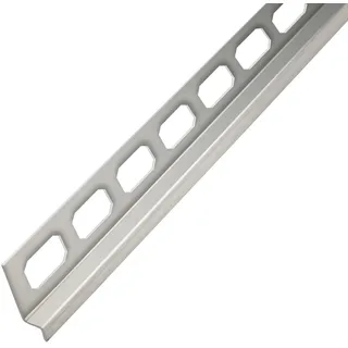 Wand-Gefälleprofil gebürstet / schwarz Edelstahl für bodengleiche Duschanlagen 2% Gefälle | 8,0 mm - 98 cm - rechts