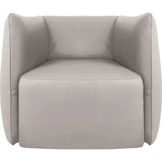 Egoitaliano Sessel Ludo Loungesessel, Designsessel, Clubsessel, elegant und zeitlos, mit tollem Sitzkomfort, Solitärsessel weiß