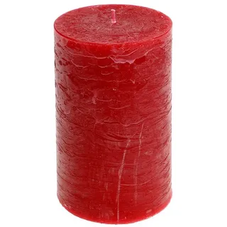 Florists Products Stumpenkerze Stumpenkerzen Rot durchgefärbt für Deko und Ambiente, 2 Stück rot