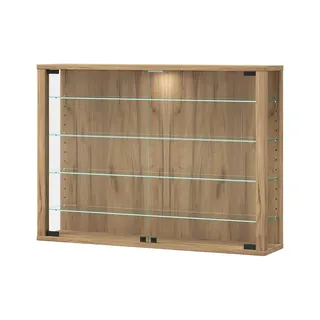 Hängevitrine  Vitrosa , holzfarben , Maße (cm): B: 82,6 H: 59,9