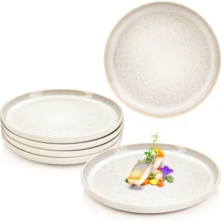 sänger Speiseteller Key West 6er Set Creme