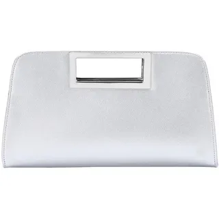 -Clutch Crossbody-Tas für Frauen, Elegante Schmucktas für Freizeit, Silber