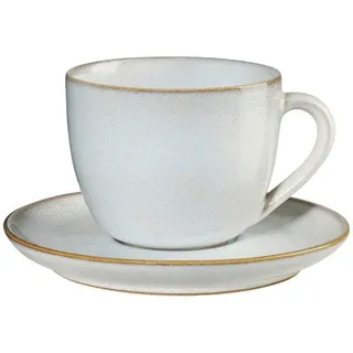 Asa Selection Cappuccinotasse mit Untertasse 0,23 l Sand
