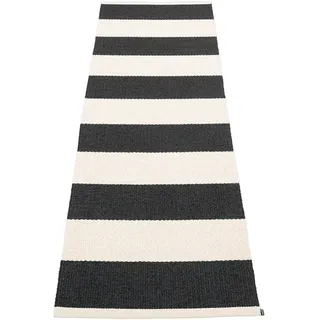 Pappelina - Bob Teppich, 70 x 225 cm, black / vanilla