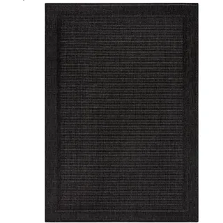 KADIMA DESIGN Teppich Schwarz, 80 x 150 cm
