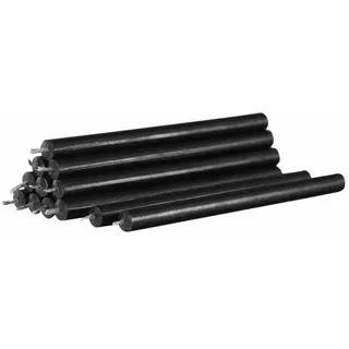 STOFF Nagel Kerzen 12er Set Schwarz