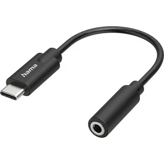 Hama Audio-Adapter USB-C-Stecker - 3,5mm Klinke-Buchse 0,04m (00300094)