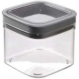 CURVER Dry Cube Vorratsdose quadratisch - 0,8Lt - 12X12X10H transparent/Grau