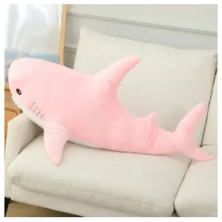 Tinisu Plüschfigur Rosa Hai Kuscheltier weiches Plüschtier pink Stofftier 140 cm