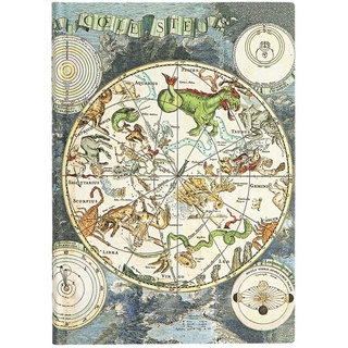 Paperblanks Notizbuch - Himmlische Karte Midi Liniert Softcover