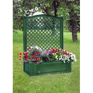 KHW Pflanzkasten mit Spalier 100 cm, grün