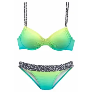 KangaROOS Bügel-Bikini Damen Grün 40 Cup B