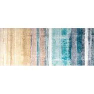 wash+dry Küchenläufer Frerik, Mehrfarbig, Textil, Farbverlauf, rechteckig, 80x200 cm, Oeko-Tex® Standard 100, für Fußbodenheizung geeignet, rutschfest, pflegeleicht, Teppiche & Böden, Teppiche, Küchenläufer