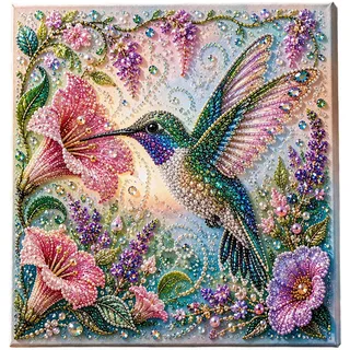 Luliouy Animal Pearl Art DIY Craft Kit, 5D Diamond Painting for Adults Beginner, Handmade Pearl Beads Diamond Dots Painting Gem Sparkling Horse Home Wall Decoration, Home Room Decoration(D)