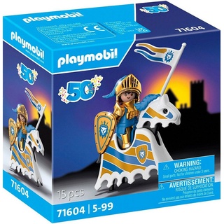 Playmobil® Konstruktions-Spielset Jubiläums-Ritter (71604), Playmobil, (15 St), Made in Europe bunt