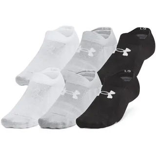 Under Armour Essential Ultra Low Socken 6er Pack Schwarz/Grau 43-45