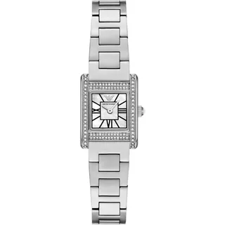 Emporio Armani Damen 26MM Silberfarbene Edelstahl Uhr, AR11794