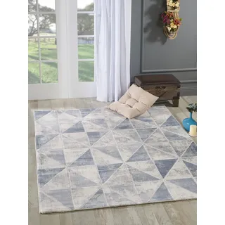 Sanat Harmony 3212 Kurzflorteppich 80 x 150 cm Blau/Türkis