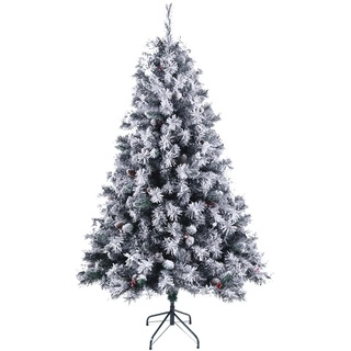 SVITA künstlicher Weihnachtsbaum Schnee Deko Tannenbaum Kunstbaum PVC 180 cm