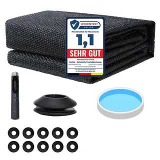 Melko Solarfolie Pool Ø 366 cm schwarz