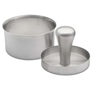 Weis Burgerpresse 0,1 kg Edelstahl silber