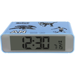 Scout Quarzwecker Digi Clock, 280001026 mit digitaler Anzeige, ideal auch als Geschenk blau