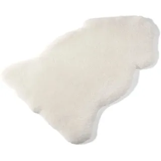 Baby Lammfell Naturfell Exclusiv weiss geschoren/pflanzlich gegerbt / 100% Merino Lammfell/kuscheliges Baby-Fell/für Kinderwagen Krabbelmatte oder Babyteppich/Made in Germany