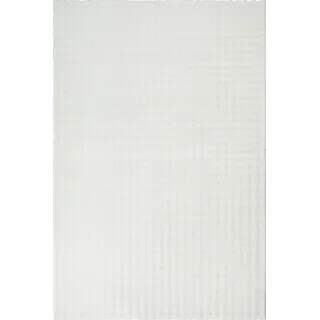 Fellimitat Waves Polyester Beige Creme 160 x 220 cm