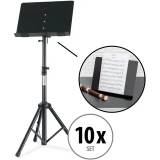Classic Cantabile OST-350 2-in-1 Notenpult 10x Set