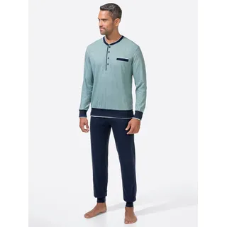 Pastunette Schlafanzug Langarm Blau 48/50