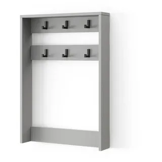 Vicco Garderobenschrank Eliza 60 x 85 cm Grau