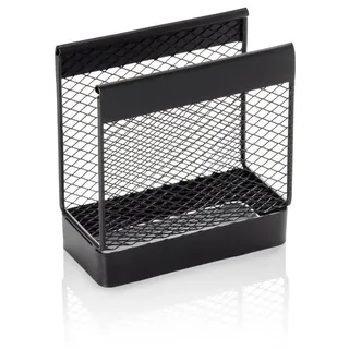 10x Serviettenhalter Metall schwarz pulverbeschichtet 13,3 x 6,7 x 14 cm