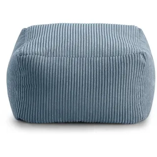 gutekissen Gutekissen® Kinder Sitzsack „Miki“ - Bequem, Montessori Sitzkissen für Kinderzimmer (Blau, 50x50x30 cm)