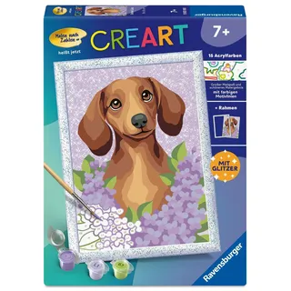 Ravensburger Malen nach Zahlen Dackel Lilac 1 St. Rosa