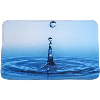 Sanilo Badteppich Tropfen Blau 70 x 110 cm