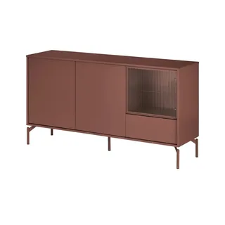 Love it Sideboard  Flumeri , rot , Maße (cm): B: 155 H: 83 T: 43.0