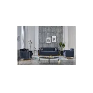 Sofa 3-2-1 Bogota anthrazit Microfaser - Anthrazit