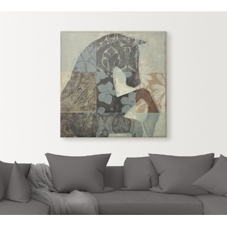 Artland Wandbild Gemustertes Pferd II, Haustiere (1 St), als Leinwandbild, Poster in verschied. Größen beige 70 cm x 70 cm