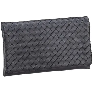 ABRO Piuma Weaving Clutch Baumwolle/Leder/Synthetik Black