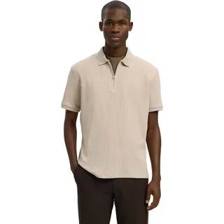 Selected SLHFAVE STRUCTURE SS POLO grau XXL