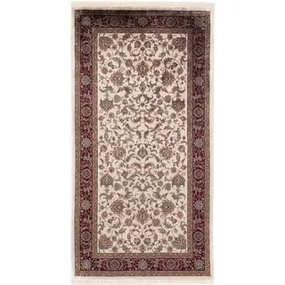 OCI DIE TEPPICHMARKE Silk Line Allover Kurzflorteppich 240 x 290 cm Rot/Weiß