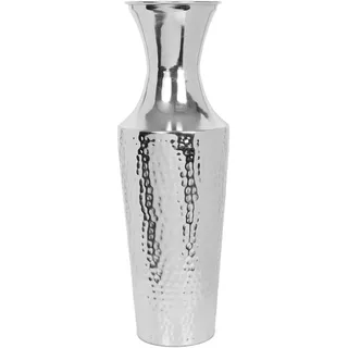HOSLEY® 45,7 cm hohe silberne Bodenvase aus Metall. Ideal für getrocknete Blumen, ein Hochzeitsgeschenk, fürs Haus, Spa, Kerzengärten.