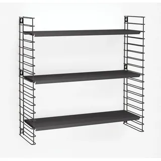 Metaltex Bücherregal Tomado, Seitengitter schwarz