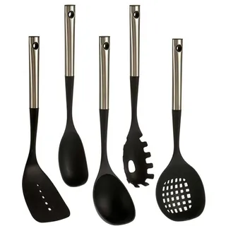 Kinvara Küchenutensilien-Set, Schwarz, Kunststoff, 8.5x35x20.5 cm, Kochen, Küchenhelfer, Sonstige Küchenhelfer