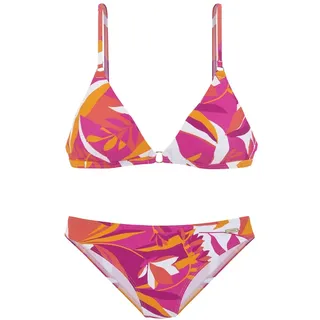 SUNSEEKER Triangel-Bikini Damen beere-orange Gr.34 Cup A/B