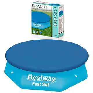 BESTWAY Abdeckplane Blau Ø 244 cm