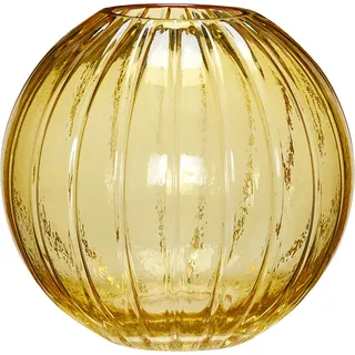 Fleur Vase 17 cm rund gelb